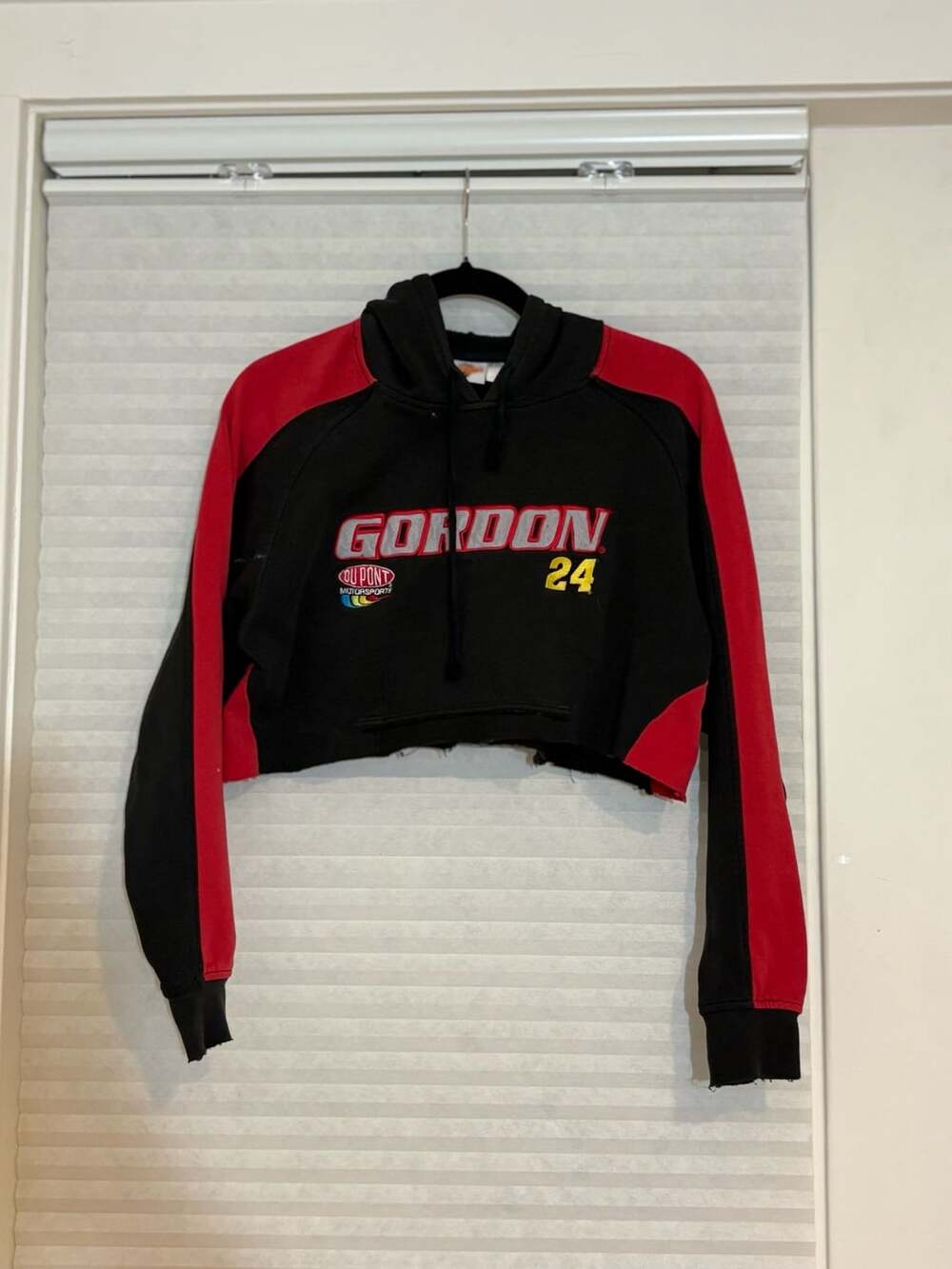 Winners Circle Jeff Gordon 24 NASCAR Crop Hoodie Size M